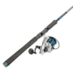 Quantum Strive Spinning Reel and Rod Combo, 7ft, 1-PC, Medium, Fast Rod, Graphite Composite Blank, SZ 5000 Reel, 4+1 Bearings, 5.6-1 Ratio, Silver/Blue, SV5000701M1220.P2