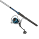 Quantum Strive Spinning Reel and Rod Combo, 7ft, 1-PC, Medium, Fast Rod, Graphite Composite Blank, SZ 5000 Reel, 4+1 Bearings, 5.6-1 Ratio, Silver/Blue, SV5000701M1220.P2