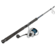 Quantum Strive Spinning Reel and Rod Combo, 7ft, 1-PC, Medium-Heavy, Moderate-Fast Rod, Graphite Composite Blank, SZ 6000 Reel, 4+1 Bearings, 5.6-1 Ratio, Silver/Blue, SV6000701MH1225.P2