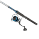 Quantum Strive Spinning Reel and Rod Combo, 7ft, 1-PC, Medium-Heavy, Moderate-Fast Rod, Graphite Composite Blank, SZ 6000 Reel, 4+1 Bearings, 5.6-1 Ratio, Silver/Blue, SV6000701MH1225.P2