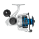 Quantum Strive Spinning Reel and Rod Combo, 7ft, 1-PC, Medium-Heavy, Moderate-Fast Rod, Graphite Composite Blank, SZ 6000 Reel, 4+1 Bearings, 5.6-1 Ratio, Silver/Blue, SV6000701MH1225.P2
