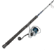 Quantum Strive Spinning Reel and Rod Combo, 7ft, 1-PC, Heavy, Moderate-Fast Rod, Graphite Composite Blank, SZ 8000 Reel, 4+1 Bearings, 4.7-1 Ratio, Silver/Blue, SV8000701H1530.P2