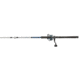 Quantum Strive Spinning Reel and Rod Combo, 7ft, 1-PC, Heavy, Moderate-Fast Rod, Graphite Composite Blank, SZ 8000 Reel, 4+1 Bearings, 4.7-1 Ratio, Silver/Blue, SV8000701H1530.P2