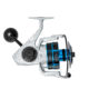 Quantum Strive Spinning Reel and Rod Combo, 7ft, 1-PC, Heavy, Moderate-Fast Rod, Graphite Composite Blank, SZ 8000 Reel, 4+1 Bearings, 4.7-1 Ratio, Silver/Blue, SV8000701H1530.P2