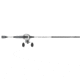 Quantum Throttle Baitcast Rod and Reel Combo, 7ft 0in, Medium-Heavy, Fast, 1, 7.3-1, 7+1, Right Hand, Silver, TH100701MHC.NS2