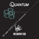 Quantum Throttle Spinning Reel and Rod Combo, 7ft 1-PC IM8 Graphite Rod w/ ComfortGrip Rod Handle, Dura-Lok Anti-Reverse Clutch Reel w/ MaxCast II Spool and Braid Band, TH30701MHC.NS3
