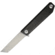 Quartermaster Arthur Fonzarelli Framelock Folding Knife, 3.75in Stonewash Cpm S35Vn SS Tanto Blade, Pocket Clip, Carbon Fiber Front Handle With Stonewash Titanium Back Handle, QSE-15