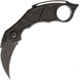 Quartermaster Murtaugh Karambit Hawkbill Linerlock Pocket Knife, 2.5in Cpm S35Vn SS Hawkbill Blade, Titanium Handle, Finger Ring, Thumb Stud, Pocket Clip, Limo Tint Finish Blade And Handle, QSE14LT