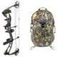 Quest Forge Bow Pkg., RT Xtra 26-30.5 in. 70 lb. LH, FO.PKG.L.29.70-XTBK W/ Vanguard L Hunting Backpack-Realtree Camo