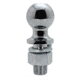 Quick Products 1 7/8in Chrome Hitch Ball 1in Diameter x 2 1/8in Long Shank 2 000lb., QP-HB3004S