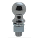 Quick Products 2in Chrome Hitch Ball 1in Diameter x 2in Long Shank 6 000lb., QP-HB3010B