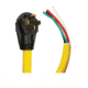 Quick Products 50 Amp RV Cord Grip Handle Plug And 5 Loose End 36, QP-50-36H