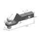 Quick Products Class III 2 Drop Ball Mount Loaded w/ 2 Ball 5000 Lbs., Includes Hitch Pin And Carrying Case, QP-HS2809