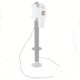 Quick Products Replacement Bubble Level Cap For Electric Tongue Jack, White, JQ-RLW