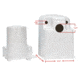 Quick Products Replacement Plastic Cover For Electric Tongue Jack, White, JQ-RHW