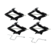 Quick Products RV Stabilizing And Leveling Scissor Jack 5 000 Lbs. Max 24, Set Of 4, QP-RVJ-S24-4PK