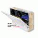 EDEMO QuickSafes Quick Vent Safe Plus, w/RFID Locking System, Secret Compartment, White Grill, QVSXL, EDEMO1