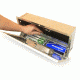 EDEMO QuickSafes Quick Vent Safe Plus, w/RFID Locking System, Secret Compartment, White Grill, QVSXL, EDEMO1