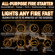 QuickSurvive Fire Starter 12 Pack