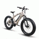 QuietKat Ambush 750W Electric Bike, w/ Mid-Drive Motor, Chain Drive, 8 Speed, Suspension Fork, Mechanical Disc Brakes, Camo, One Size Fits Most, 18QKM750CCHM-CAM
