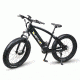 QuietKat Apex 1000W Electric Bike, w/ Mid-Drive Motor, Chain Drive, 9 Speed, Air Suspension Fork, Hydraulic Disc Brakes, Charcoal, One Size Fits Most, 18QKM1000CCAH-CHR