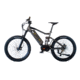 QuietKat Ridgerunner 1000W Full Suspension Electric Mountain Bike, Charcoal, Large 19in Frame, 19 R M 1000 C C A H CHR 19
