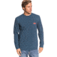 Quiksilver Daily Special Long Sleeve Tee - Mens, Majolica Blue, Large, EQMZT03192-BSM0-L