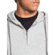 Quiksilver Ocean Nights Half-Zip Hoodie - Mens, Grey Marl, Large, EQMFT03047-SLRH-L