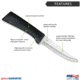 Rada Cutlery Anthem Super Parer Blk Bag, RDCW427