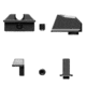 Radian Weapons G9004 Stealth Back-Up Sights Iron Compatible W/Walther PDP 2.0 EP