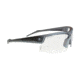 Radians Ballistic Rated Skybow Glasses w/ Flexible Temple Tips and Rubberized Nosepiece, Grey/Clear, RADSB0110CS