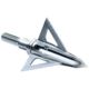 Radical Archery Designs Rival HPV Broadhead Vented 125 grain, Silver, Pack of 3, RVHP-125-3