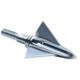 Radical Archery Designs Rival LPS Broadhead Solid 125 grain, Silver, Pack of 3, RVLS125-3