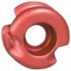Radical Archery Designs Super Deuce 38 Peep Sight, Red 1/4 in., 21149-R