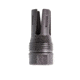 Radical Firearms KFM Flash Hider, 5.56mm, 1/2x28, Black, KFM556C