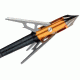 Rage Chisel Tip X Crossbow Broadhead 3 Blade 100 grain, Orange, Pack of 3, 60200