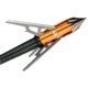 Rage Chisel Tip X Crossbow Broadhead 3 Blade 100 grain, Orange, Pack of 3, 60200