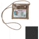 Raine Tactical Gear Neck ID Holder w/ Zipper Pocket, Heavy-duty vinyl, Black, 025JNZ