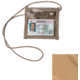 Raine Tactical Gear Neck ID Holder w/ Zipper Pocket, Heavy-duty vinyl, Coyote Brown, 025JNZCY