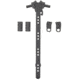 Rainier Arms Avalanche Charging Handle Kit, AR-15, Ambidextrous, Black, RA003