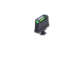 Rainier Arms Fiber Optic Suppressor Height Sight Set For Glock, Black, RA-GLK-FO-SUP-SET