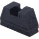 Rainier Arms Fiber Optic Suppressor Height Sight Set For Glock, Logo, Black, RA-GLK-FO-SUP-SET-LG