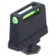Rainier Arms Fiber Optic Suppressor Height Sight Set For Glock, Logo, Black, RA-GLK-FO-SUP-SET-LG