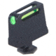 Rainier Arms Fiber Optic Suppressor Height Sight Set For Glock, Logo, Black, RA-GLK-FO-SUP-SET-LG
