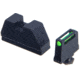 Rainier Arms Fiber Optic Suppressor Height Sight Set For Glock, Logo, Black, RA-GLK-FO-SUP-SET-LG