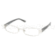 Ralph Lauren RL5064 Bifocal Eyeglasses, Shiny Silver Frame / 49 mm Prescription Lenses, 9001-4916
