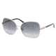 Ralph Lauren RL 7028 Sunglasses, Silver Frame / Gray Gradient Lenses, 90018G 5814
