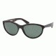 Ralph Lauren RL 8061W Sunglasses, Black Frame / Crystal Green Lenses, 524752 5816