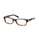 Ralph Lauren RL6106Q Bifocal Prescription Eyeglasses 5017-53 - Havana Jl Frame, Demo Lens Lenses