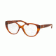 Ralph Lauren RL6147B Eyeglass Frames 5023-51 - Shiny Red Havana Frame